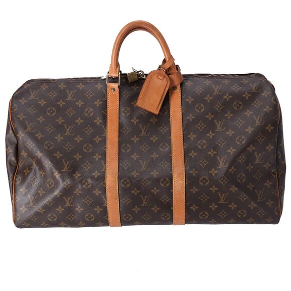 Louis Vuitton Keepall 55 Monogram Boston Bag M41424 Canvas - Picture 1 of 7